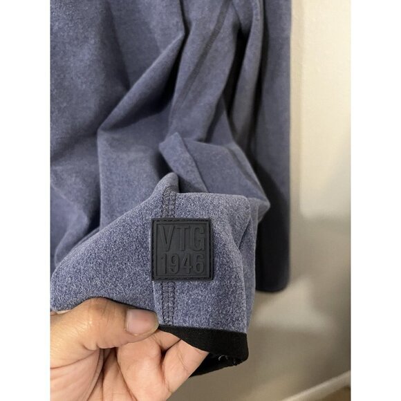 VTG 1946 Sweatshirt Mens XXL Fleece Pullover Blue 1/4 Zip - Picture 5 of 6